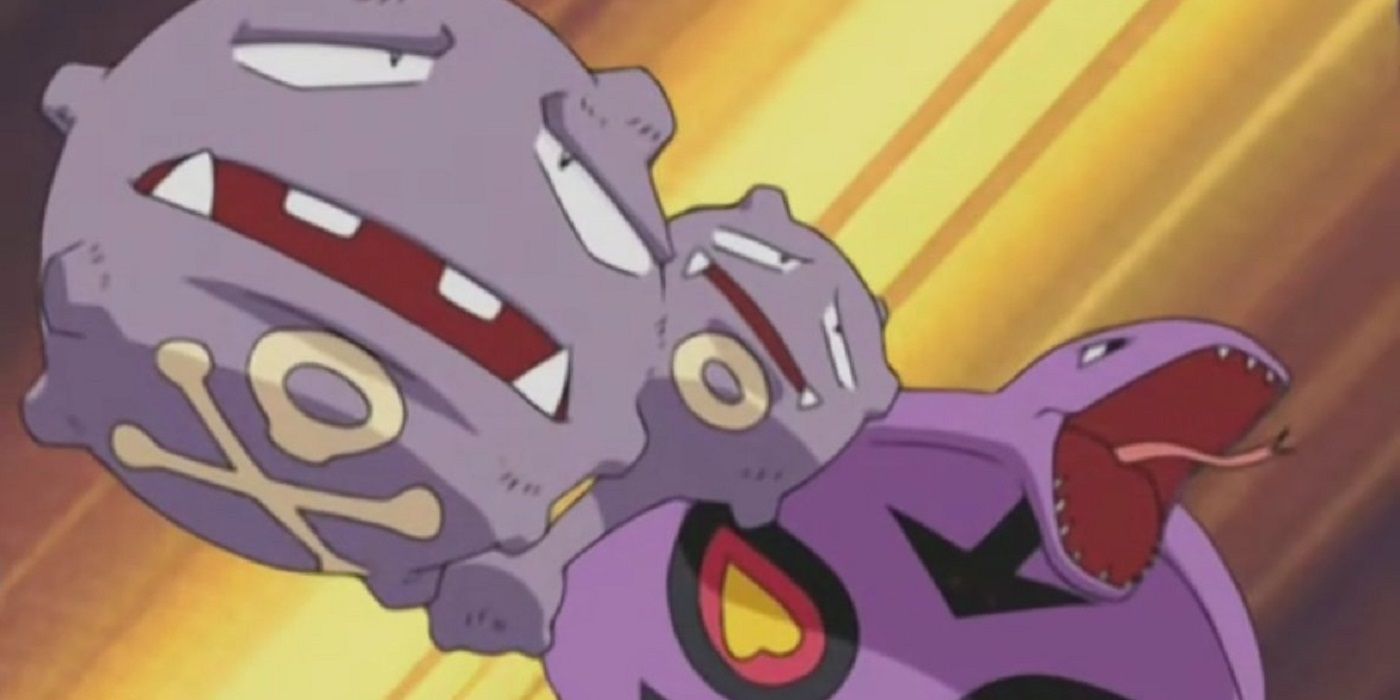 Team Rocket's Pokemon Weezing and Arbok as seen in the Pokemon anime