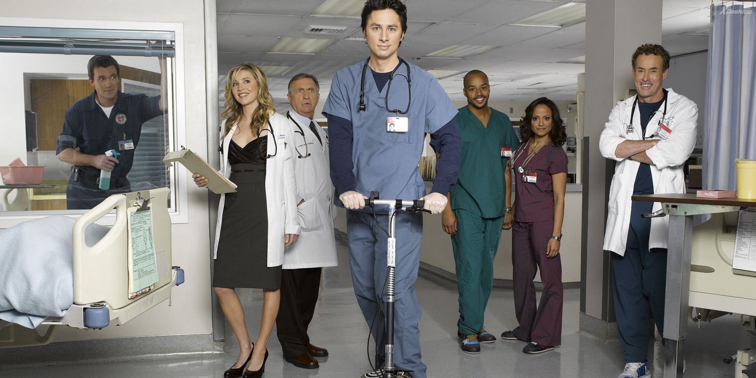 The cast of Scrubs.