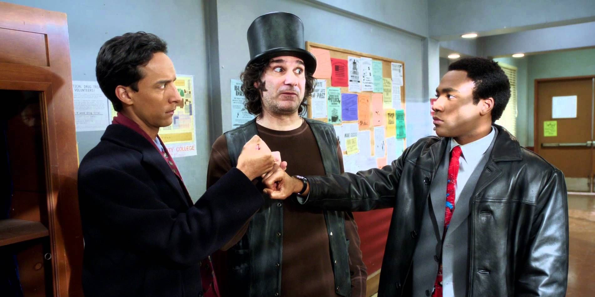 Troy, Abed, and Star Burns in Community