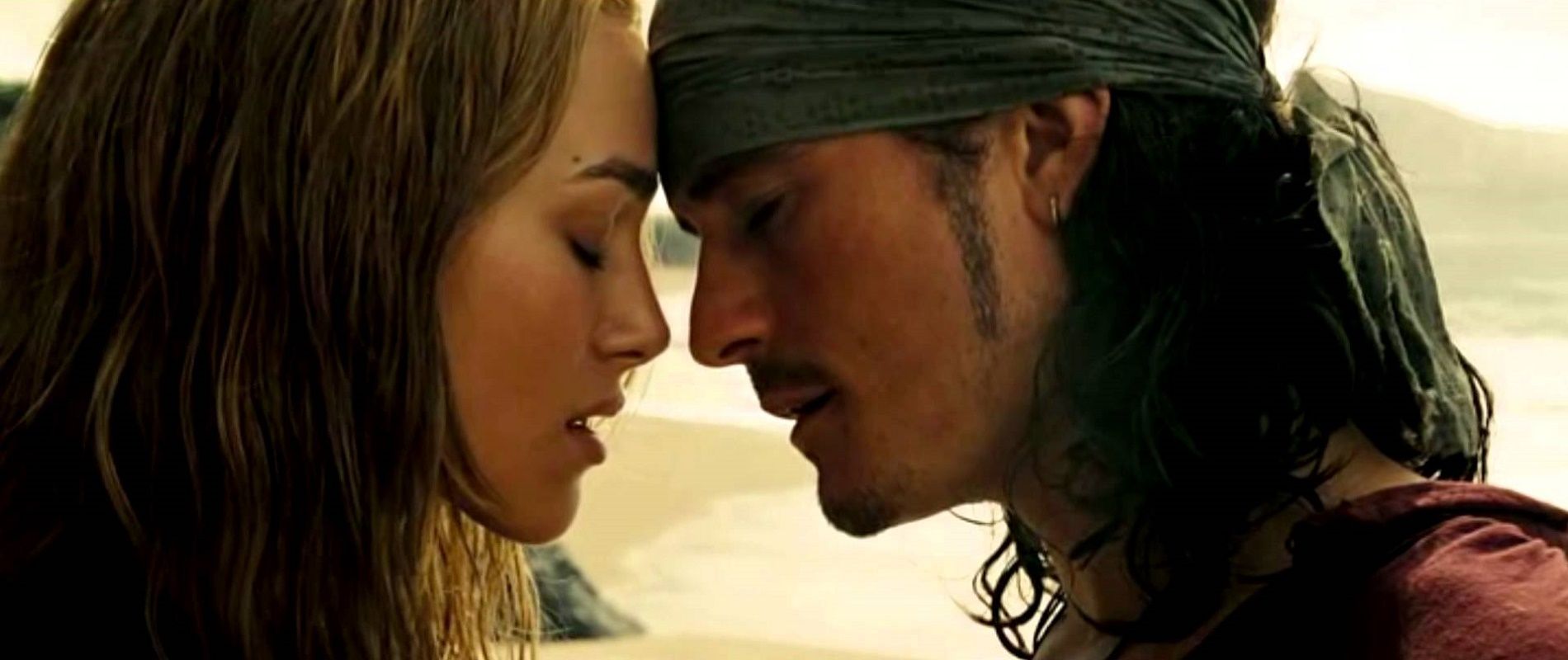 Keira Knightley and Orlando Bloom as Will and Elizabeth - Pirates of the Caribbean