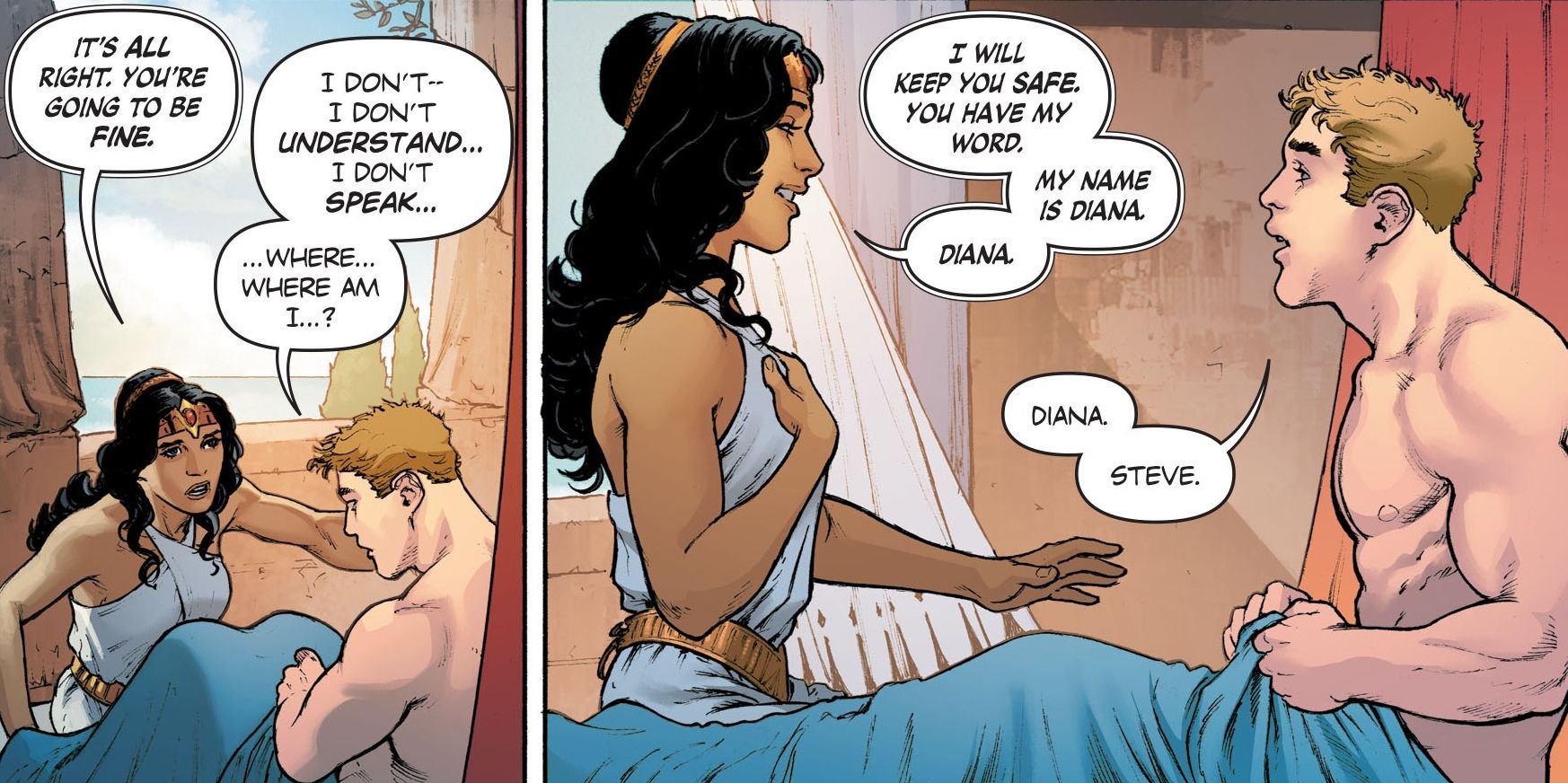Wonder Woman Rebirth Steve Diana