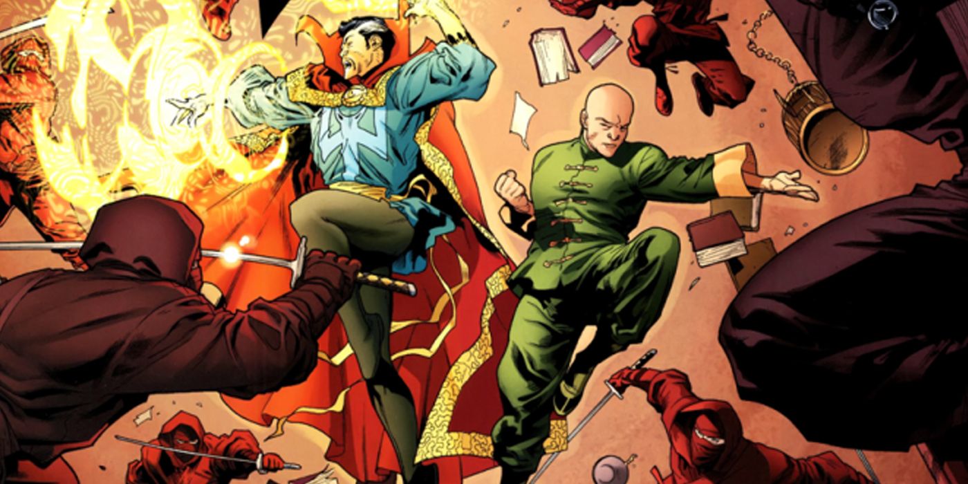 Wong and Doctor Strange in the Comics