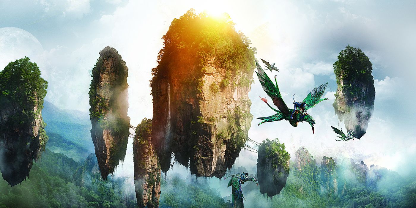 Floating mountains in Avatar