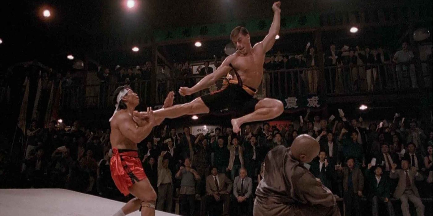 Jean Claude Van Damme and Bolo Yeung in Bloodsport (1988)