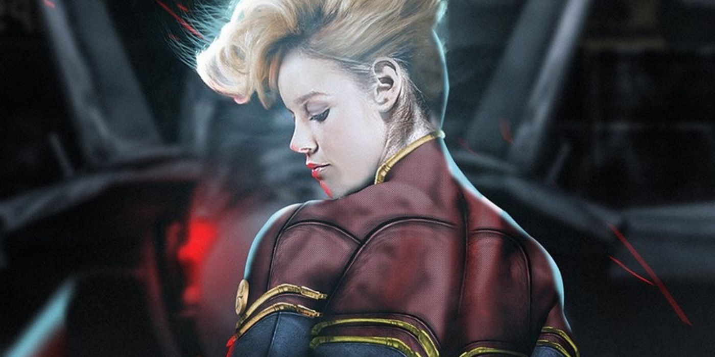 Captain Marvel - Brie Larson mohawk art
