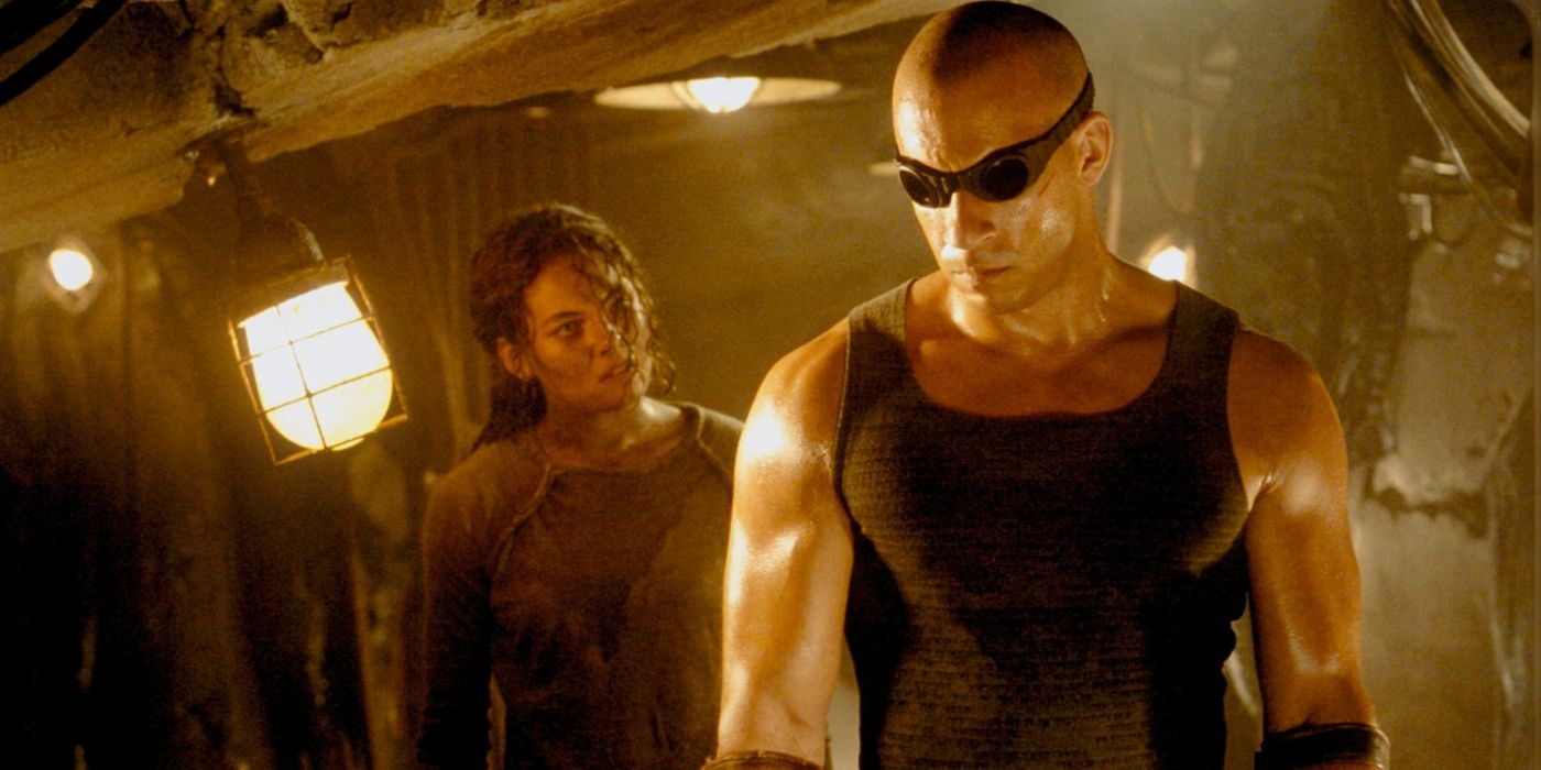 Vin Diesel y Alexa Davalos en Las crónicas de Riddick (2004)