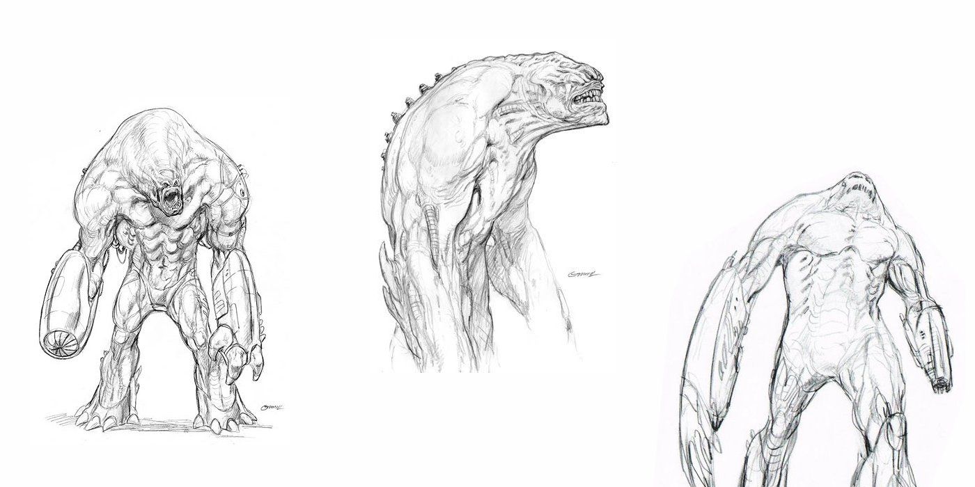 Tim Burton Doomsday Superman Lives Concept Art