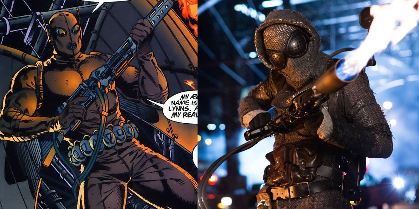 DC comics Firefly vs Gothams Bridgit Pike