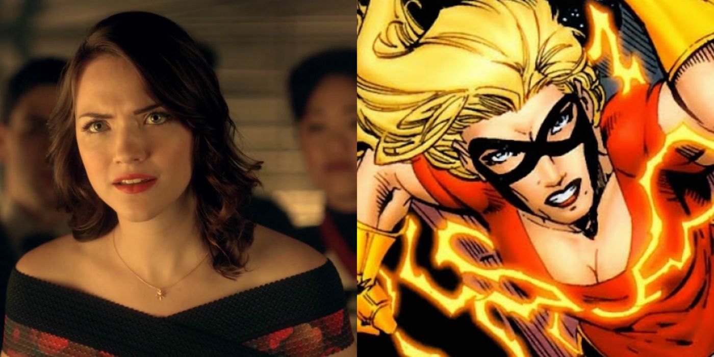 The Flash season 3 - Violett Beane spotted in Jesse Quick costume