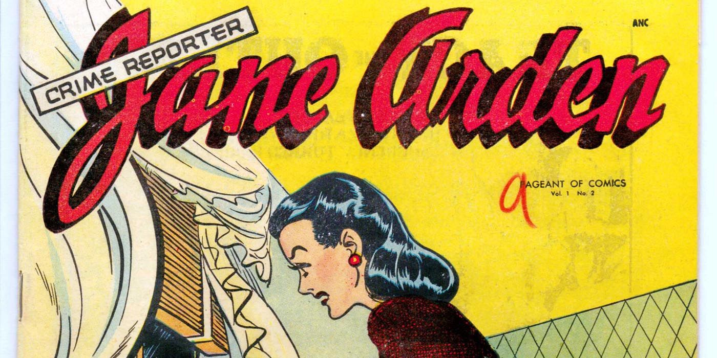 Jane Arden Crime Reporter Comic book cover