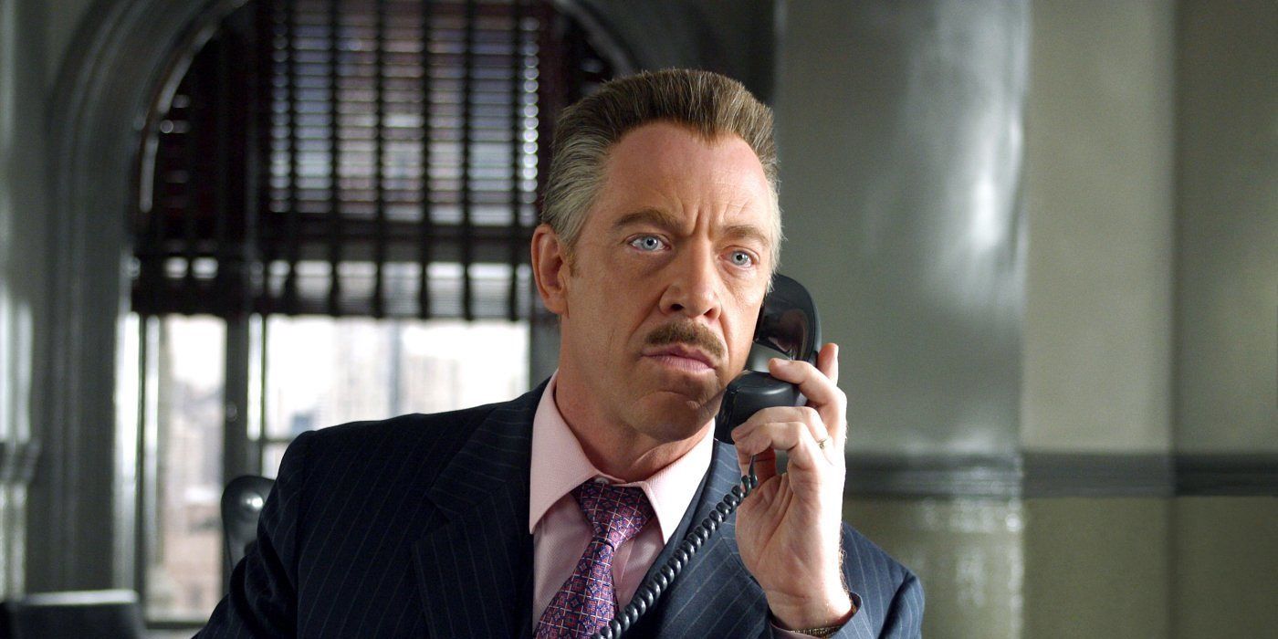 J Jonah Jameson on the phone in Spider-Man