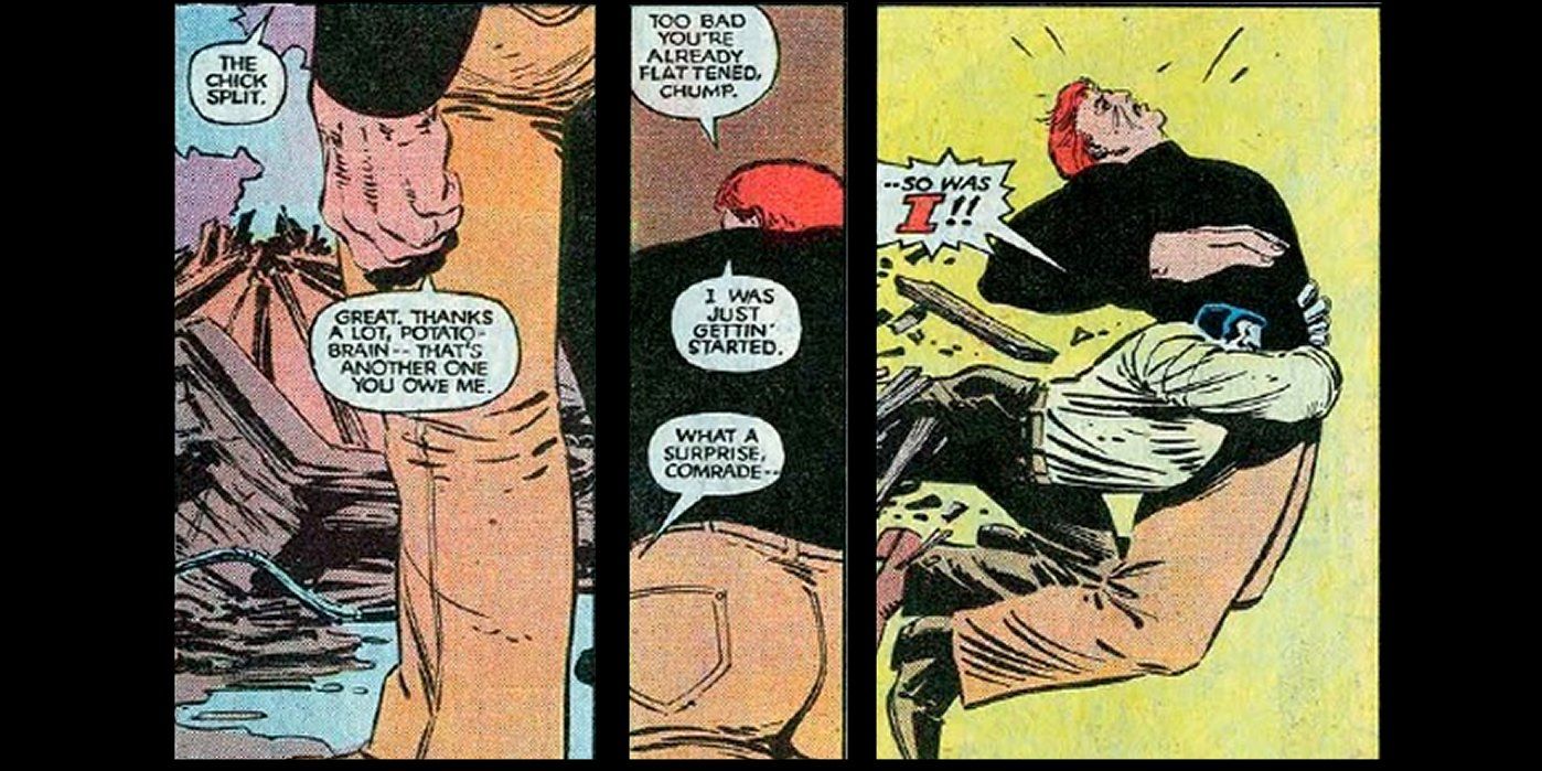 Juggernaut and Colossus Bar Fight - X-Men Marvel