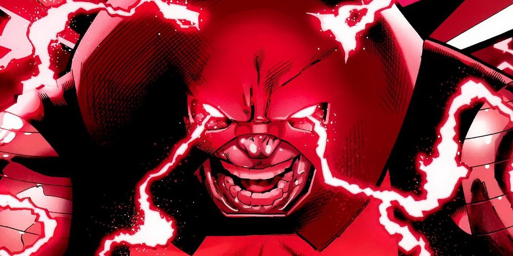 Juggernaut flowing with Cytorrak energies, X-Men Marvel
