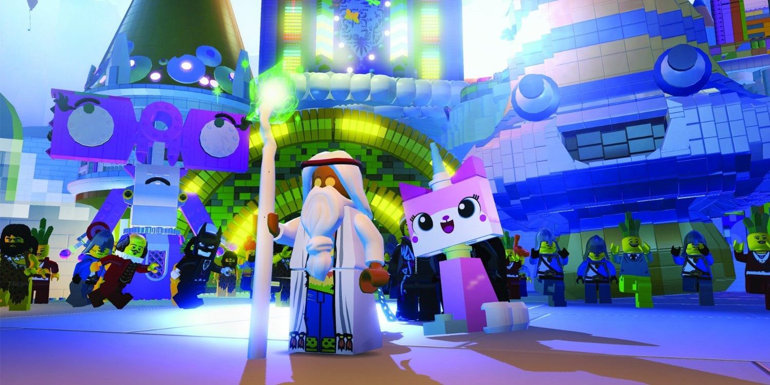 Cloud Cuckoo Land from The Lego Movie with Vitruvius and Unikitty