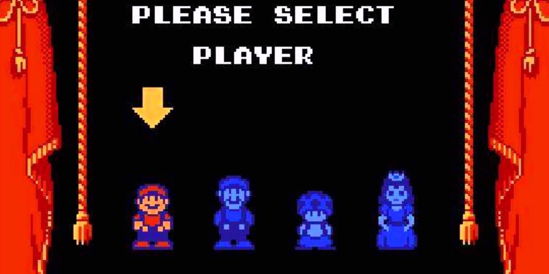 Mario Bros 2 Player Select