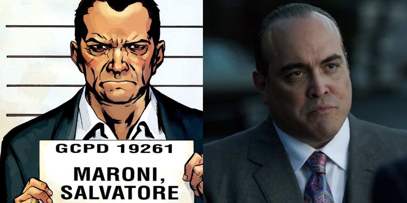 DC Comics vs Gotham Sal Maroni