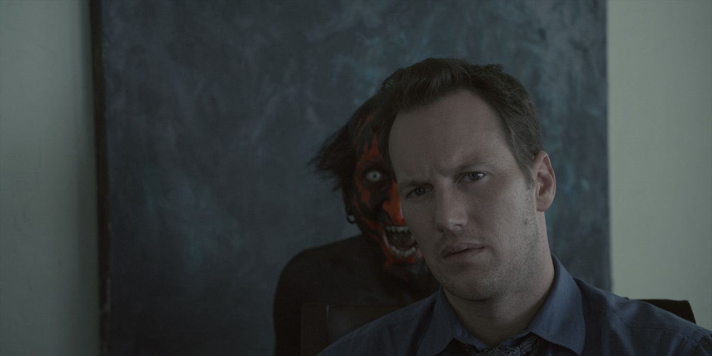 Patrick Wilson and demon in Insidious