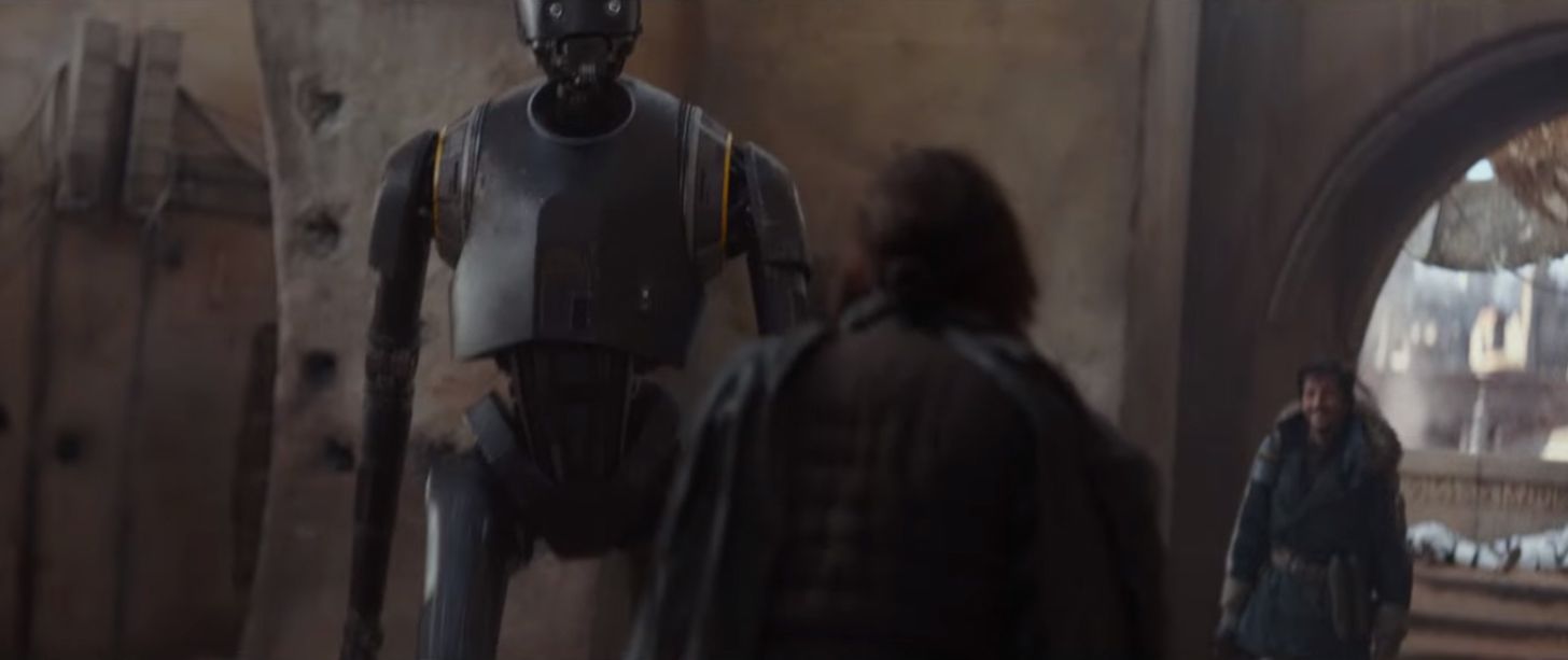 Star Wars: Rogue One - K-2S0 and Jyn Erso
