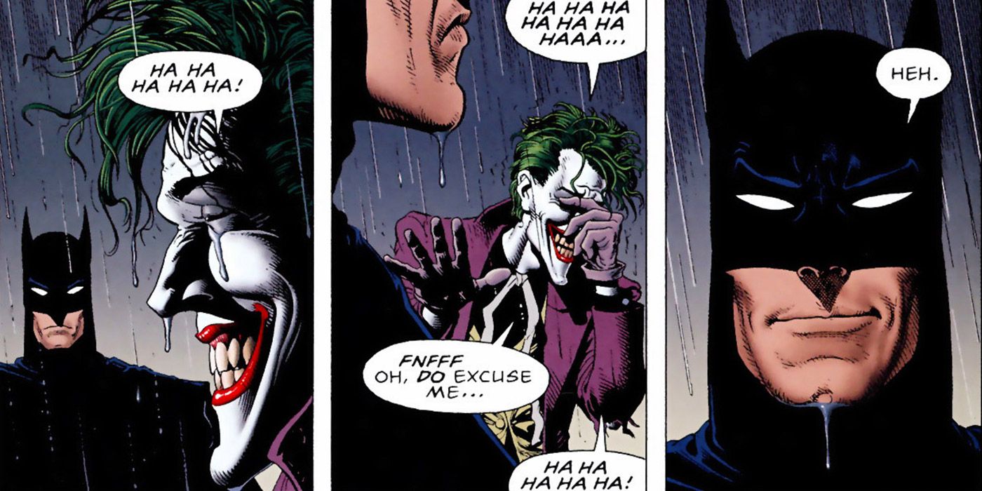 The Killing Joke Ending Batman Joker Laugh