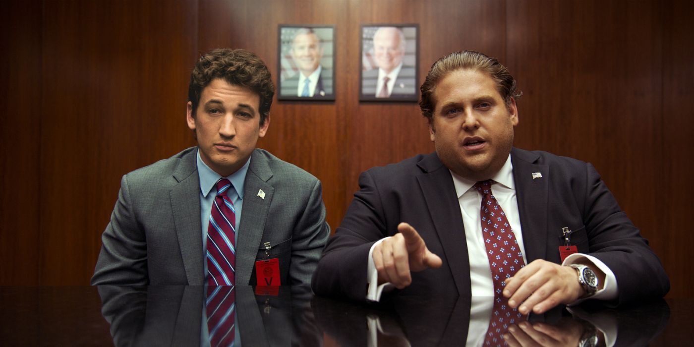 Efraim and David in their first government meeting in War Dogs