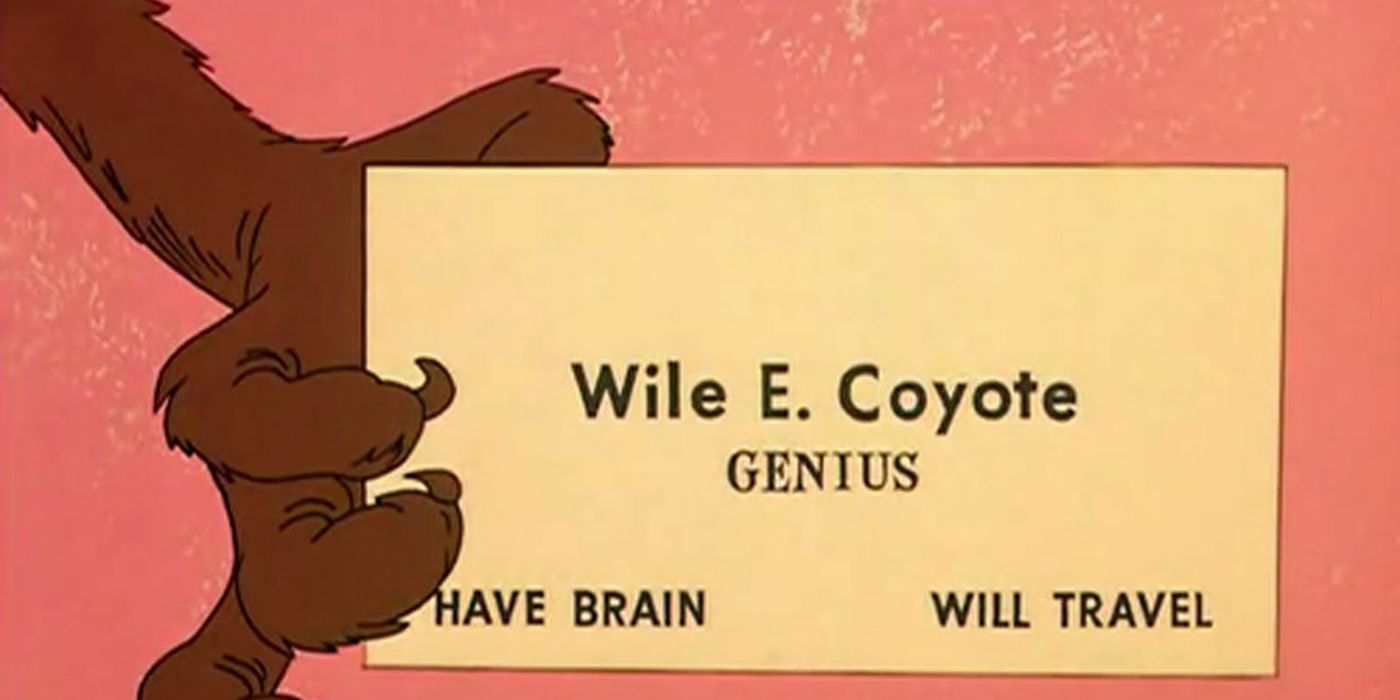 Wile E Coyote's business card