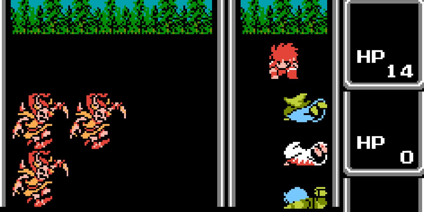 Final Fantasy on NES as it appeared in the 80s