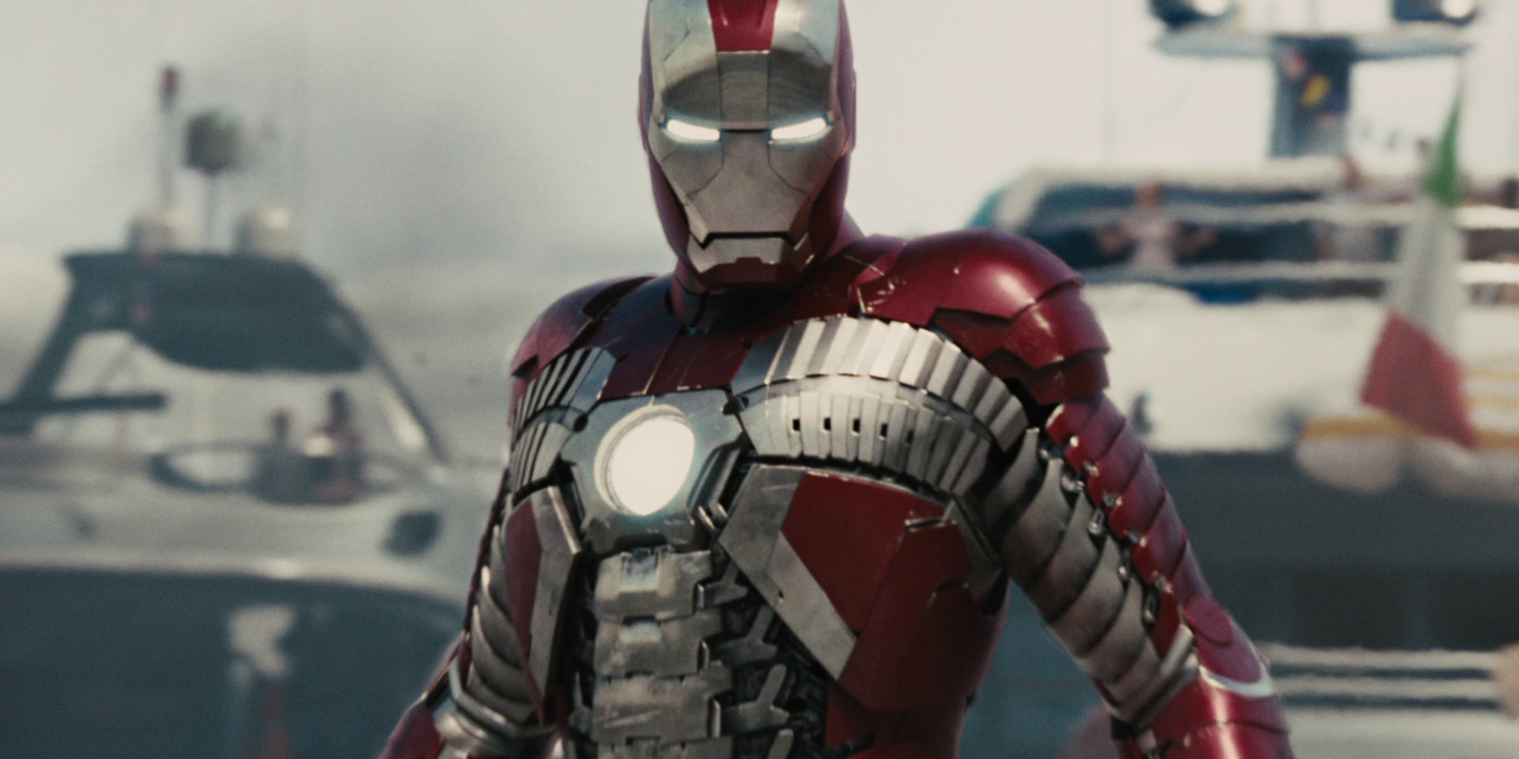 Iron Man's Mark V Armor in Iron Man 2