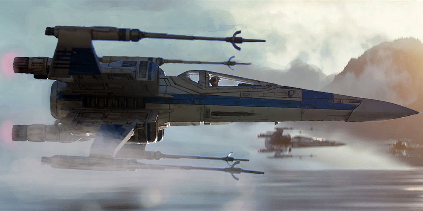 X-Wing T-70 in Star Wars: The Force Awakens