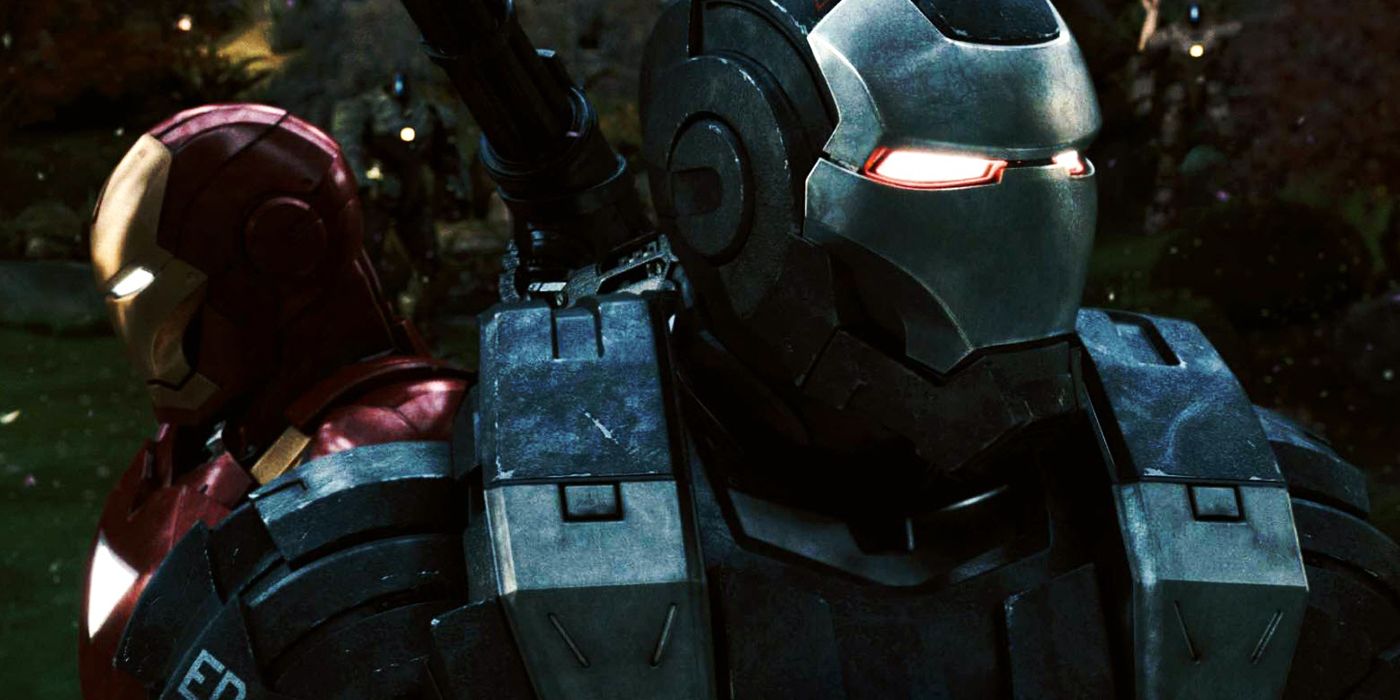 War Machine and Iron Man in Iron Man 2