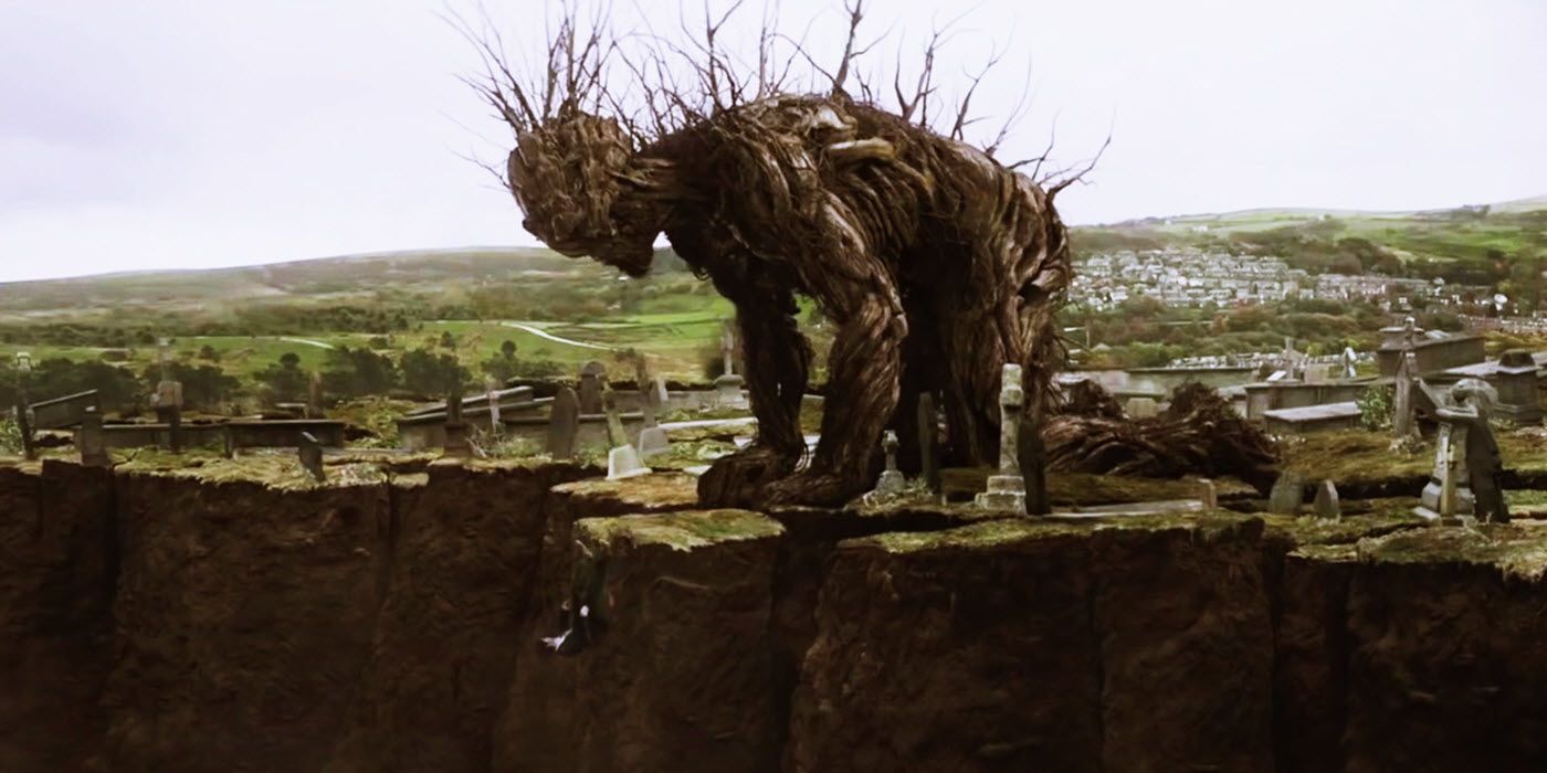 Conor and the Monster in A Monster Calls