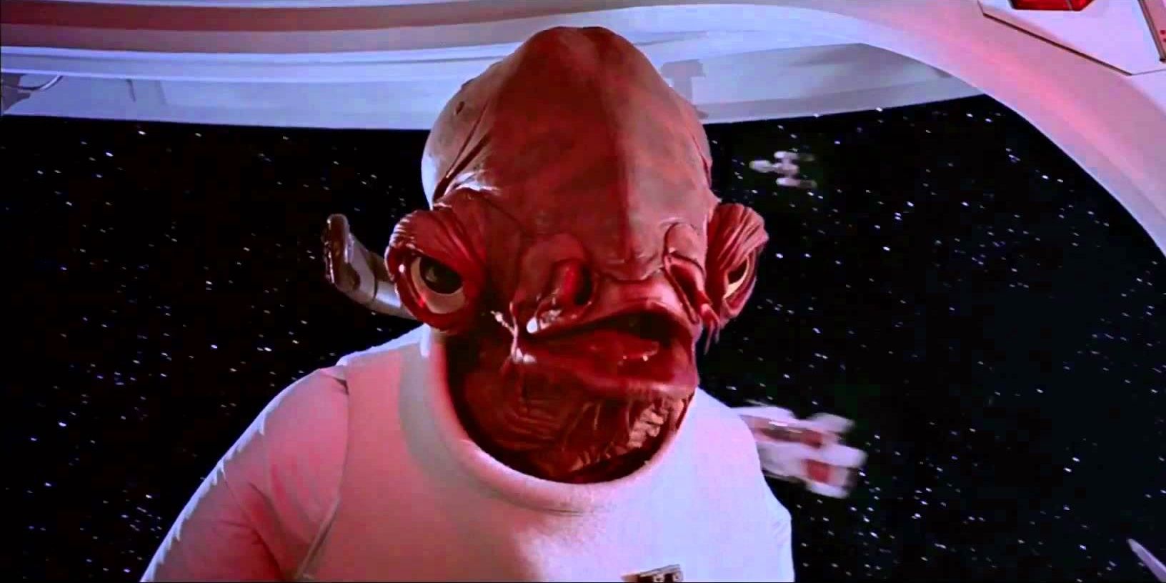 Admiral Ackbar saying it's a trap in Star Wars Return of the Jedi