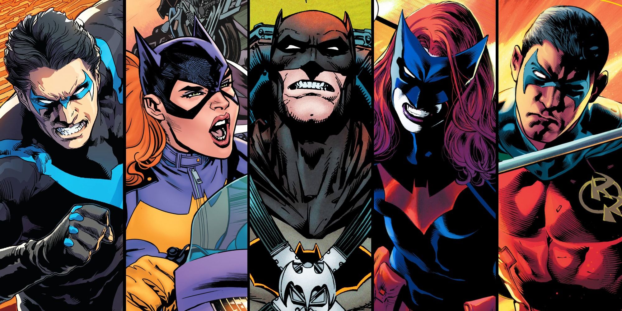 Batman Rebirth Robin Batgirl Nightwing