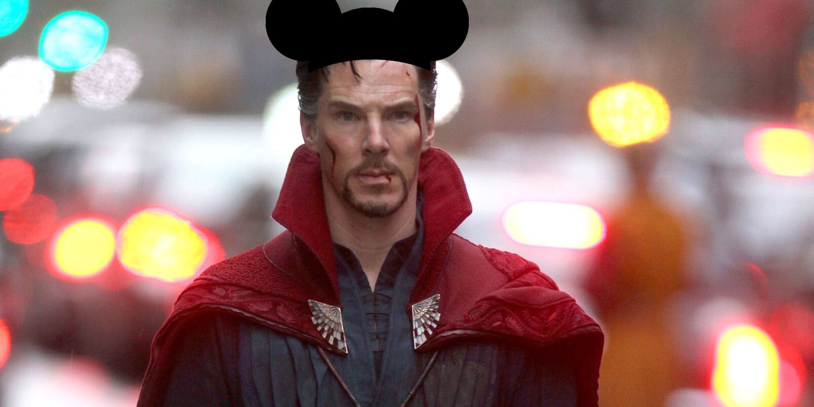 Benedict Cumberbatch as Doctor Strange at Disney World