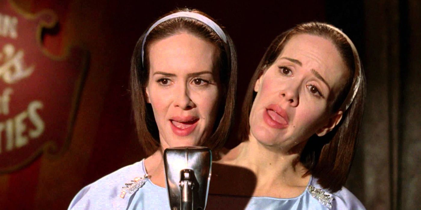 Sarah Paulson as Bette and Dot Tattler American Horror Story Freak Show