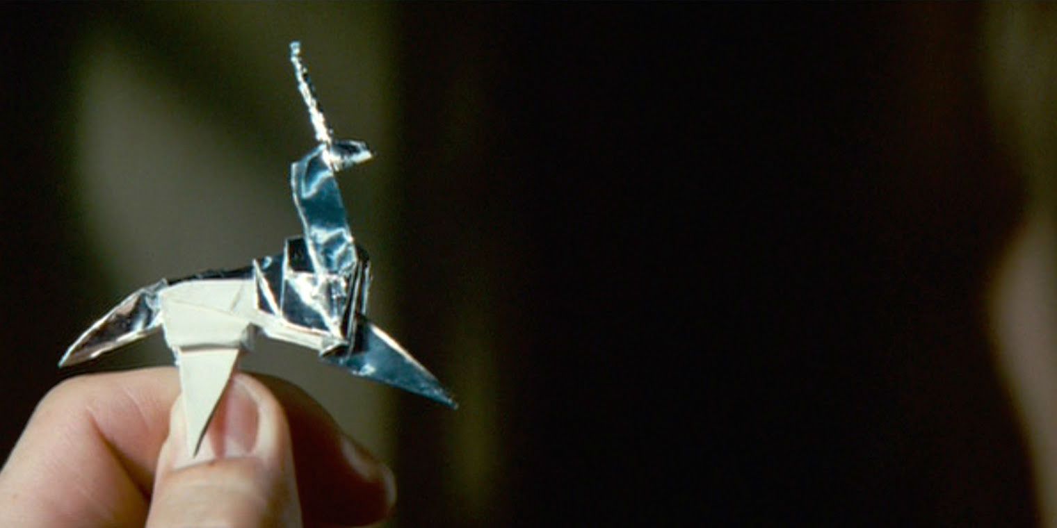 Blade Runner runner origami unicorn