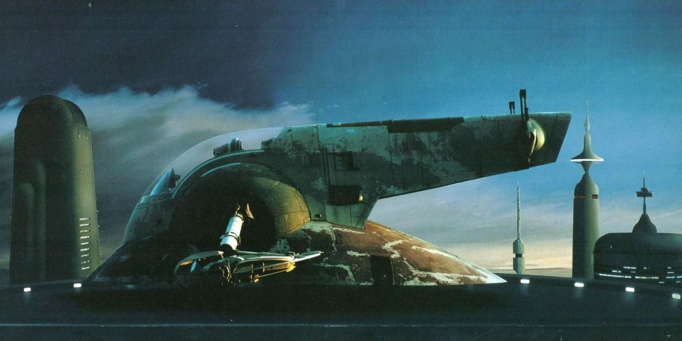 Boba Fetts Slave One in Star Wars The Empire Strikes Back