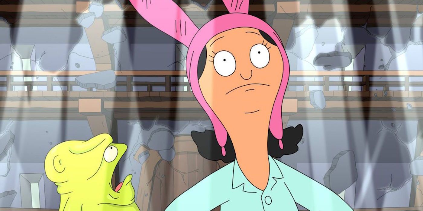Bob's Burgers Season 7 Flu-ouise with Louise and a germ