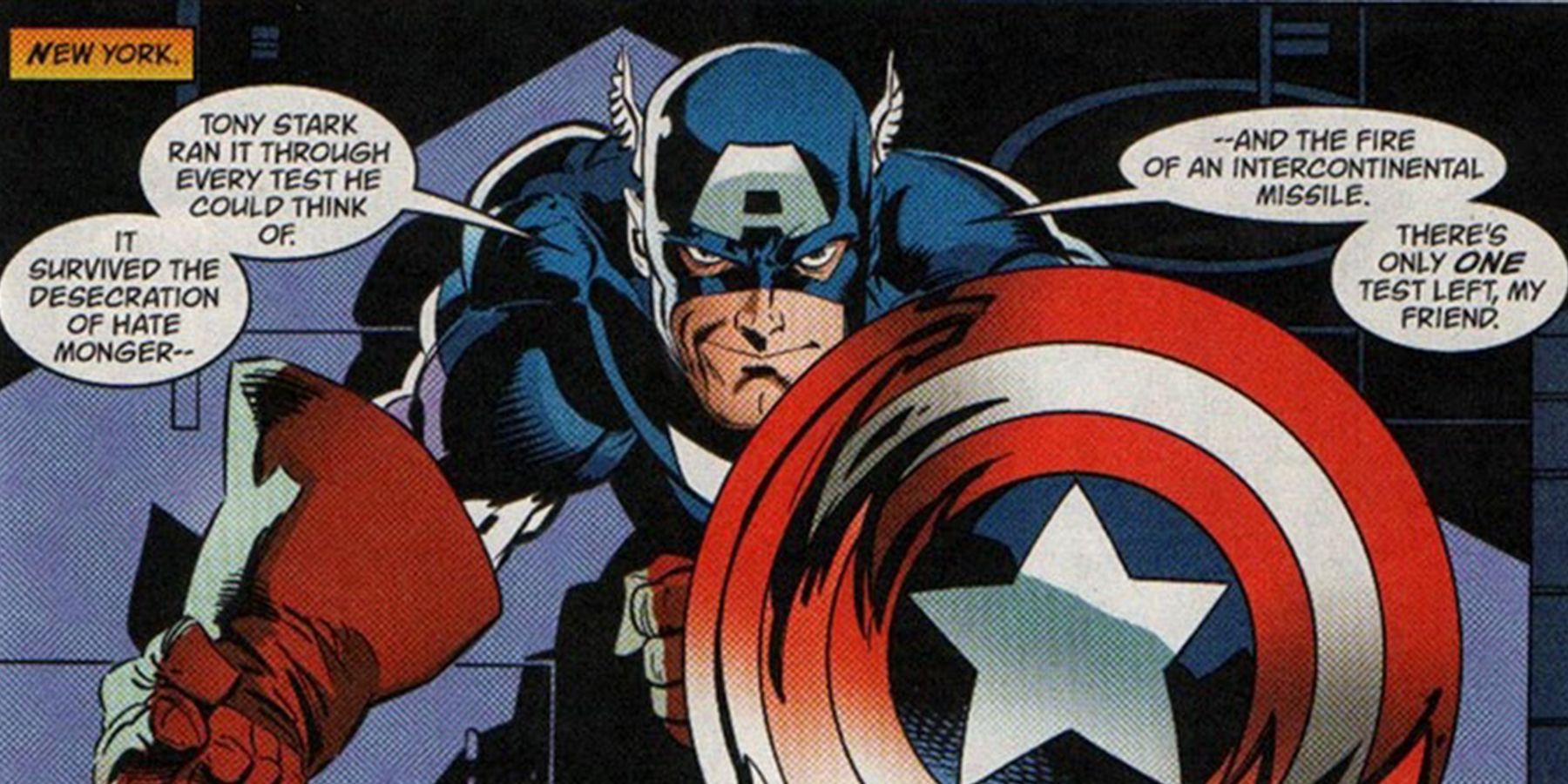 Captain America and his Shield