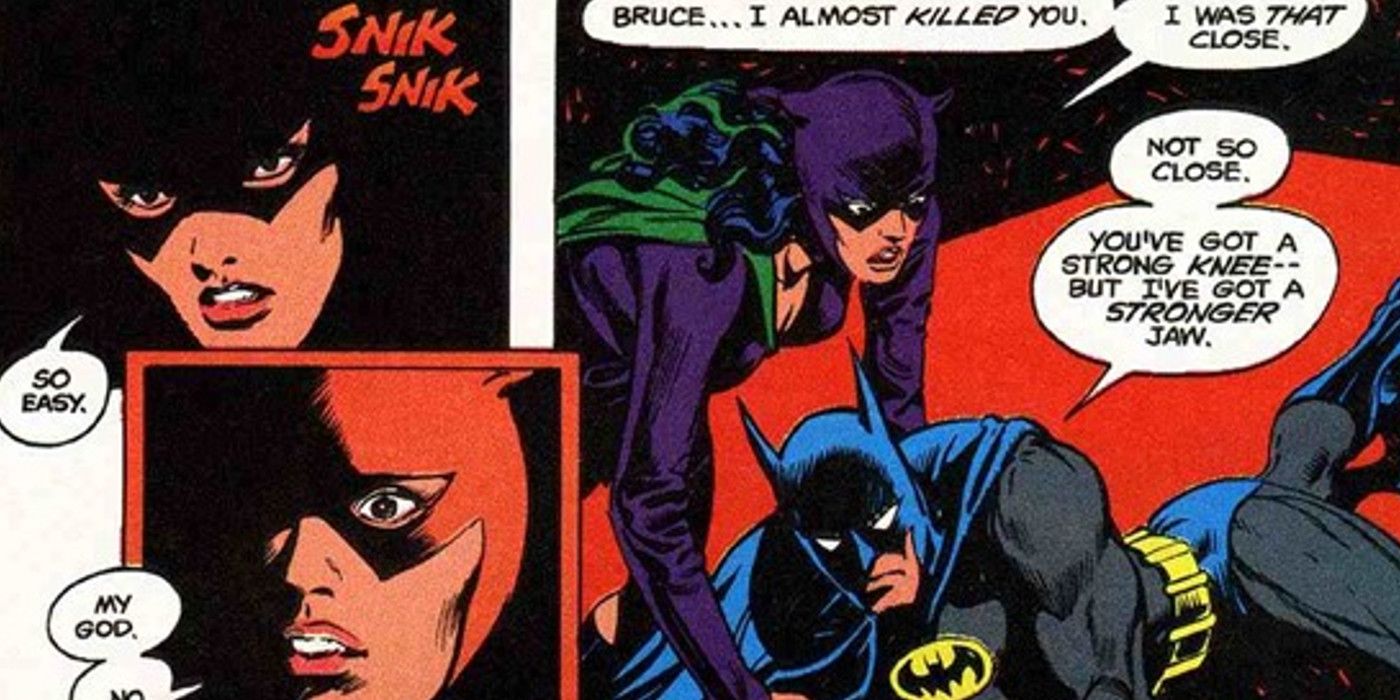 Catwoman Almost Kills Batman