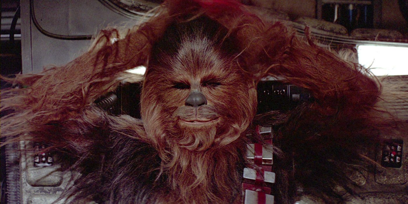 Star Wars: Chewbaccas, played by Peter Mayhew and Joona Suotamo