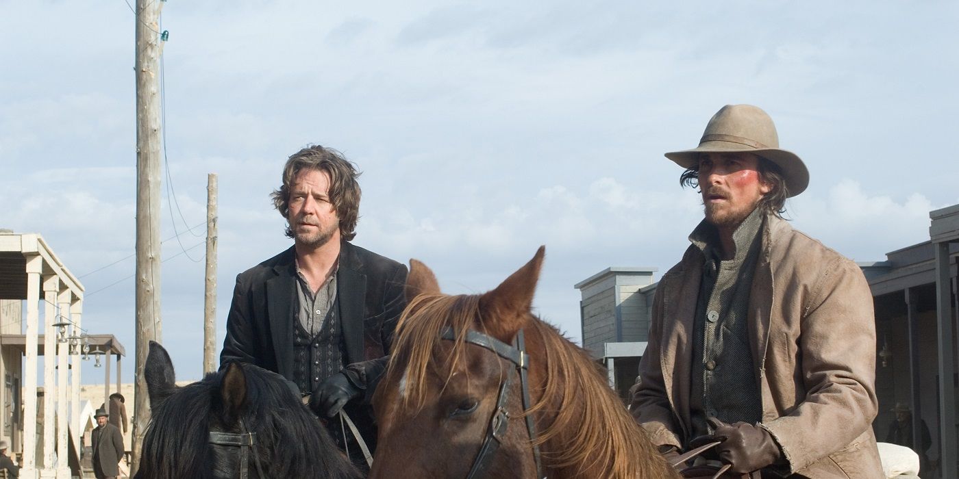 Russell Crowe and Christian Bale in 310 to Yuma