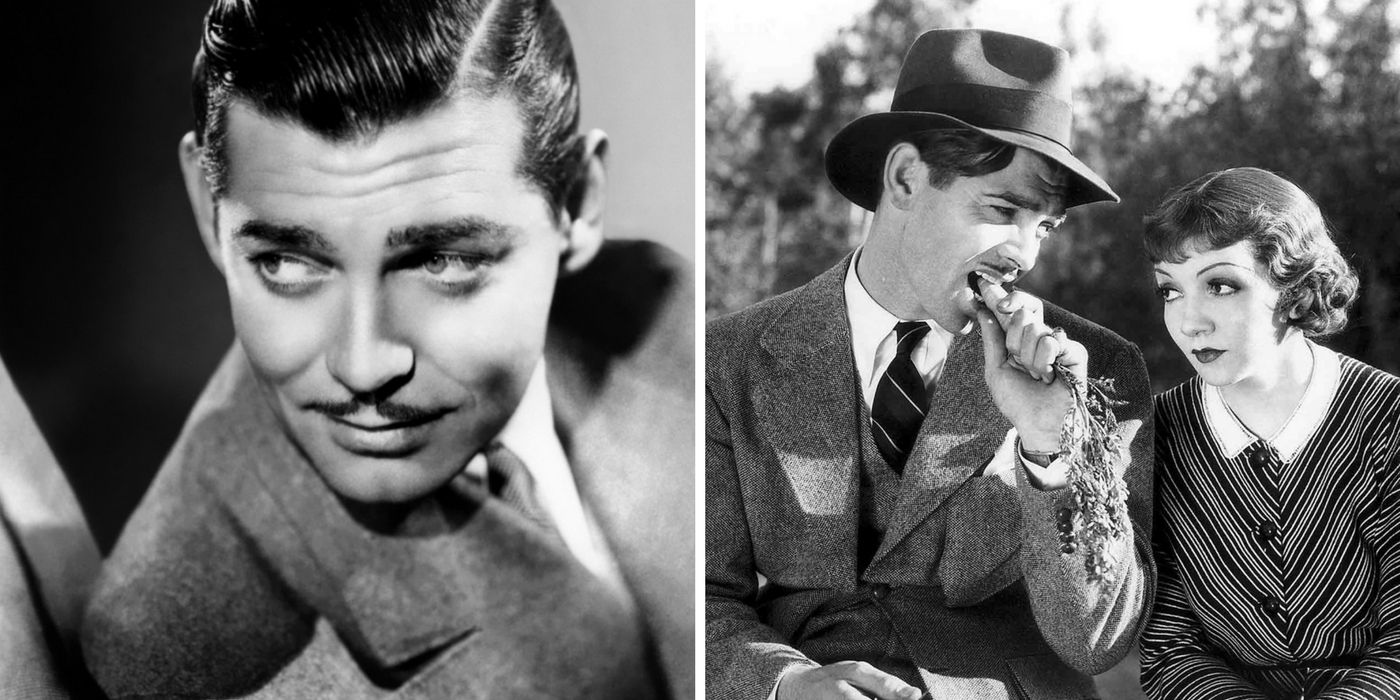 Clark Gable Portrait and It Happened One Night