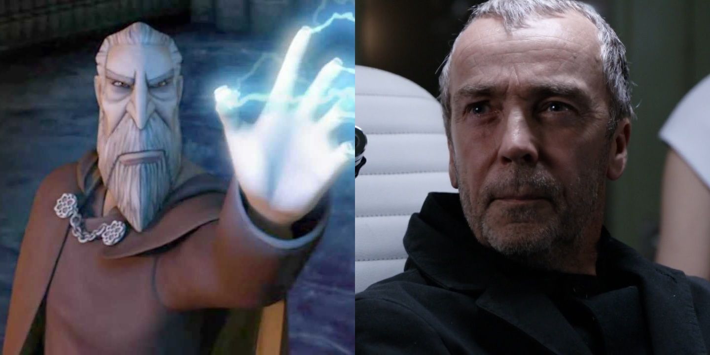 Count Dooku in The Clone Wars and John Hannah in Agents of SHIELD