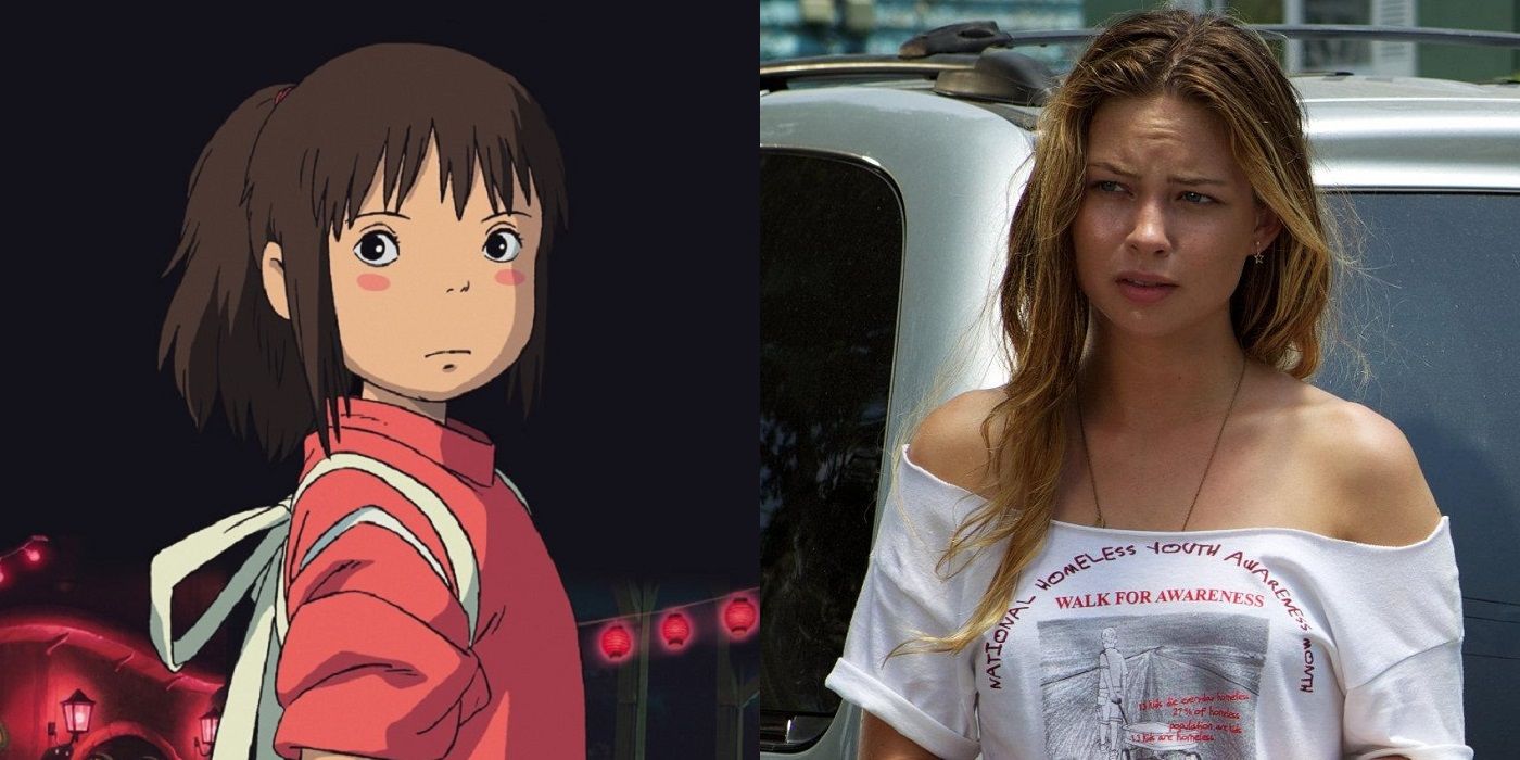 Daveigh Chase como o espírito de Chihiro