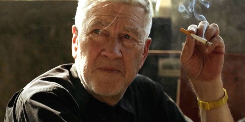 David Lynch smoking a cigarette in The Art of Life Documentary