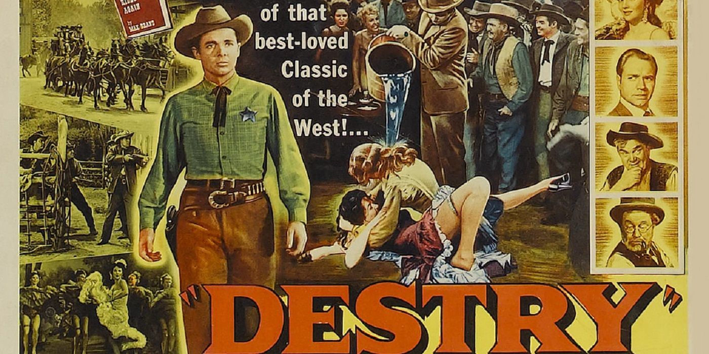 Destry 1954 poster