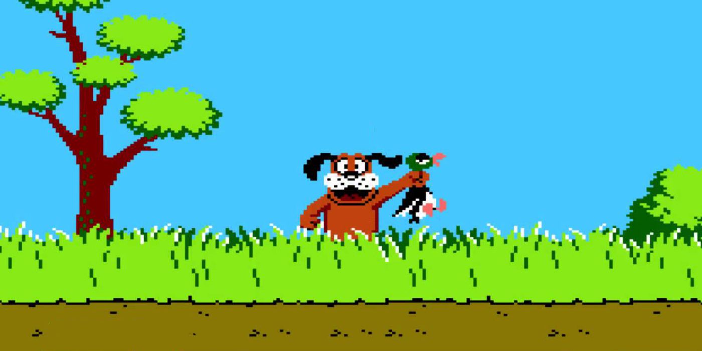 The titular characters from the NES game Duck Hunt.