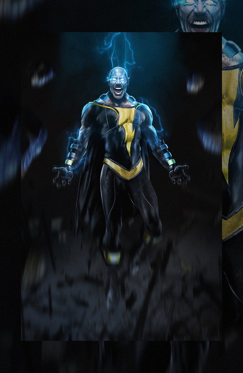 Dwayne The Rock Johnson as Black Adam in Shazam by BossLogic