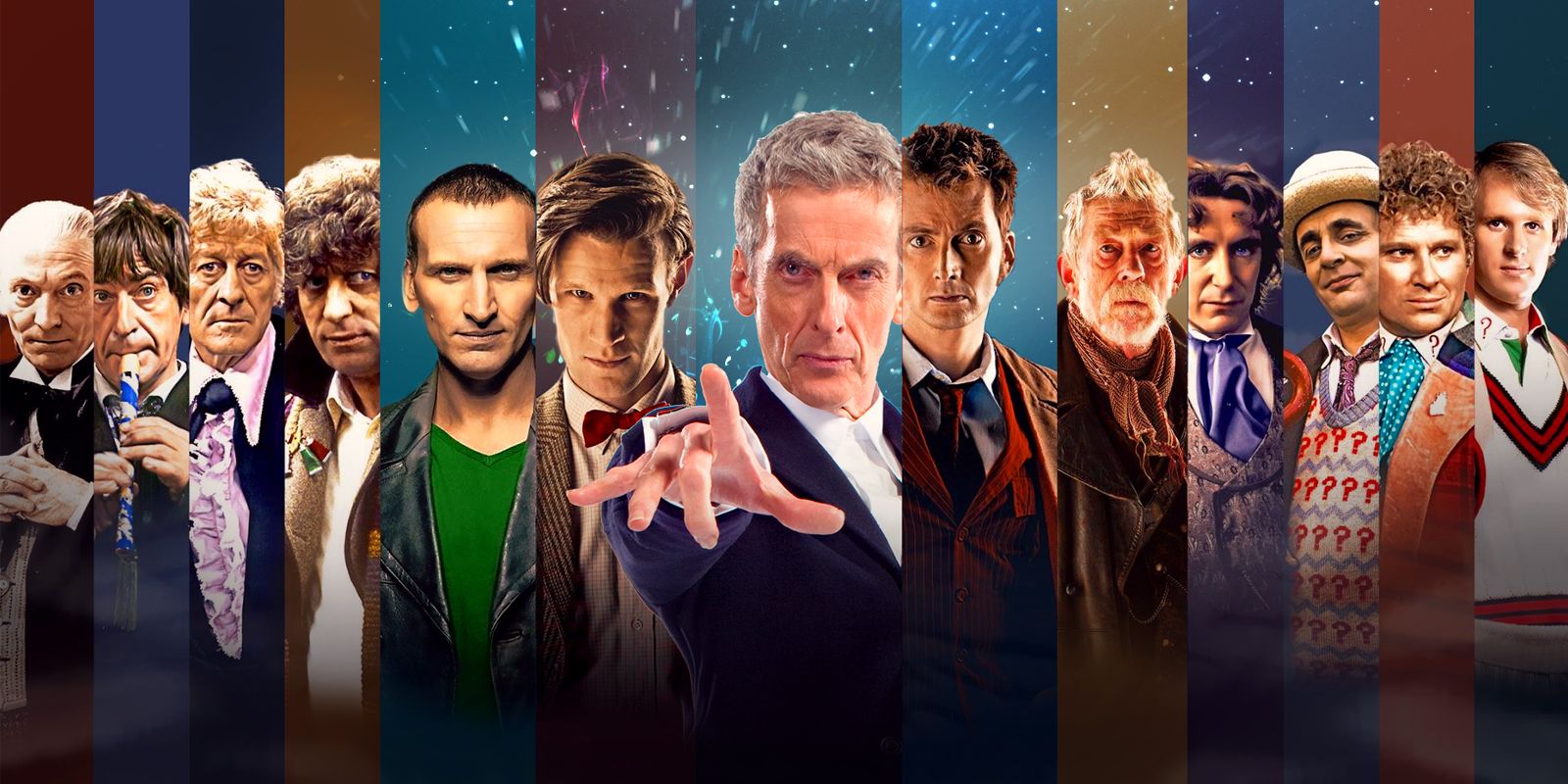 Every Doctor from Doctor Who