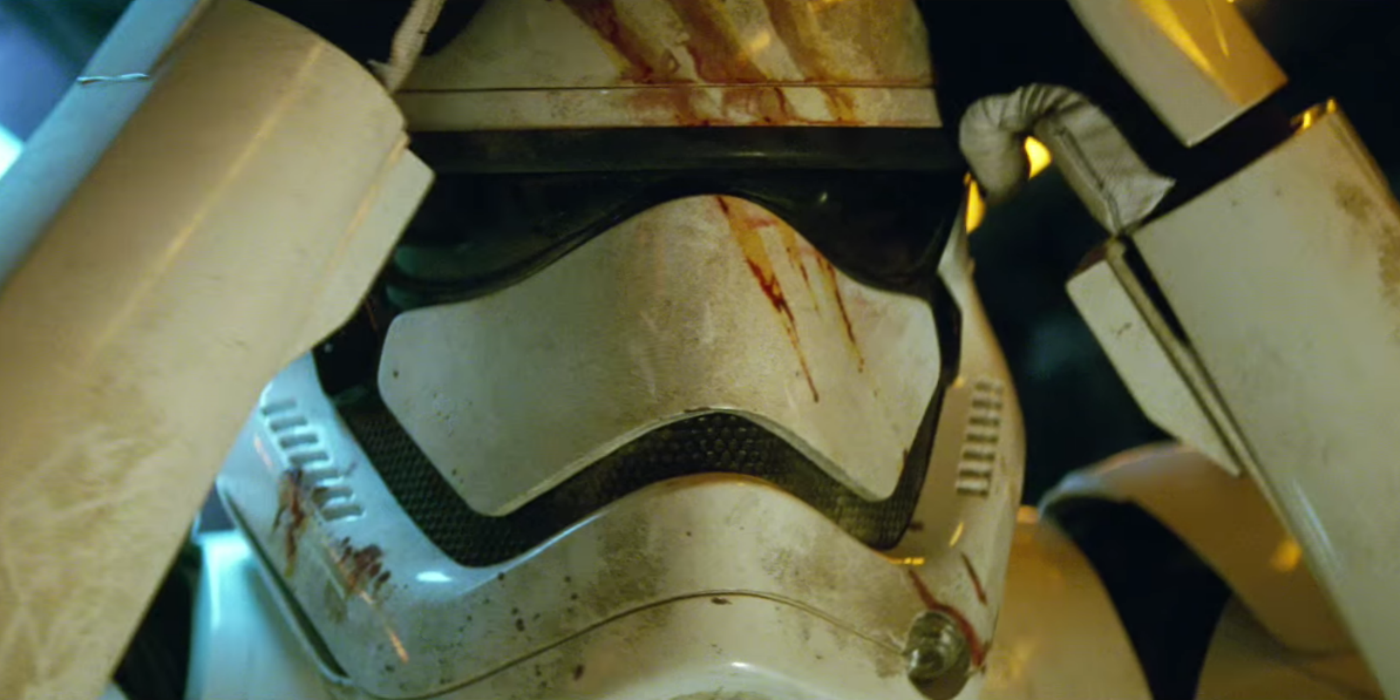 Finn's Helmet in Star Wars The Force AwakensFinn's Helmet in Star Wars The Force Awakens